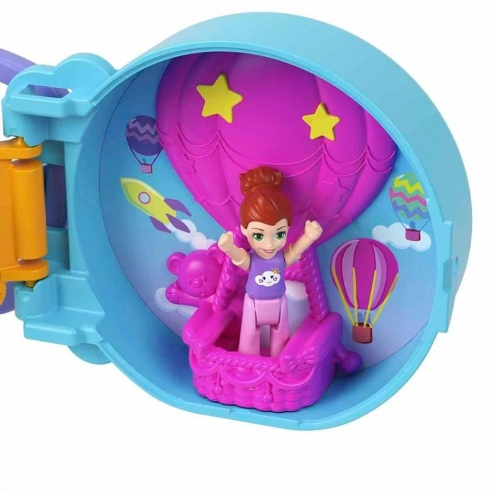 MATTEL HRD73/HRD74 POLLY POCKET SEVİMLİ HAYVANCIK TEMALI MİNİ OYUN SETİ MAVİ 4+