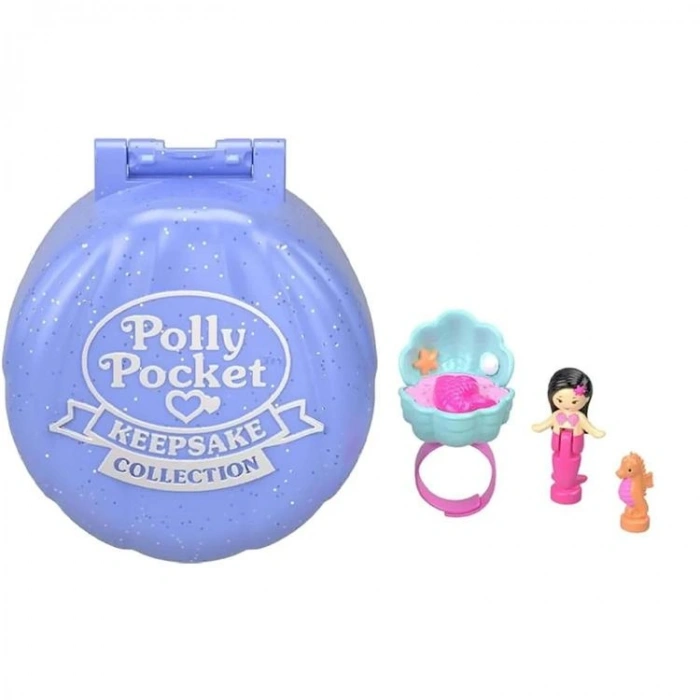 MATTEL JCB24/JFC12 POLLY POCKET YÜZÜK KUTUSU OYUN SETİ DENİZALTI 3+
