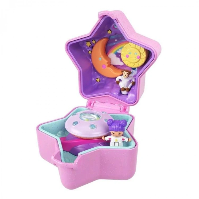 MATTEL JCB24/JCB25 POLLY POCKET YÜZÜK KUTUSU OYUN SETİ UZAY 3+