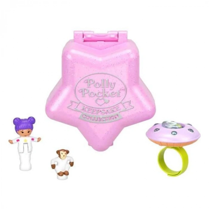 MATTEL JCB24/JCB25 POLLY POCKET YÜZÜK KUTUSU OYUN SETİ UZAY 3+