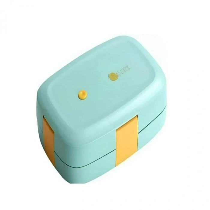 VAGONLİFE ÇELİK YEMEK KABI TEK BÖLMELİ 1000 ML - LUNCH BOX  XC-483  KARIŞIK RENK (TEKLİ)