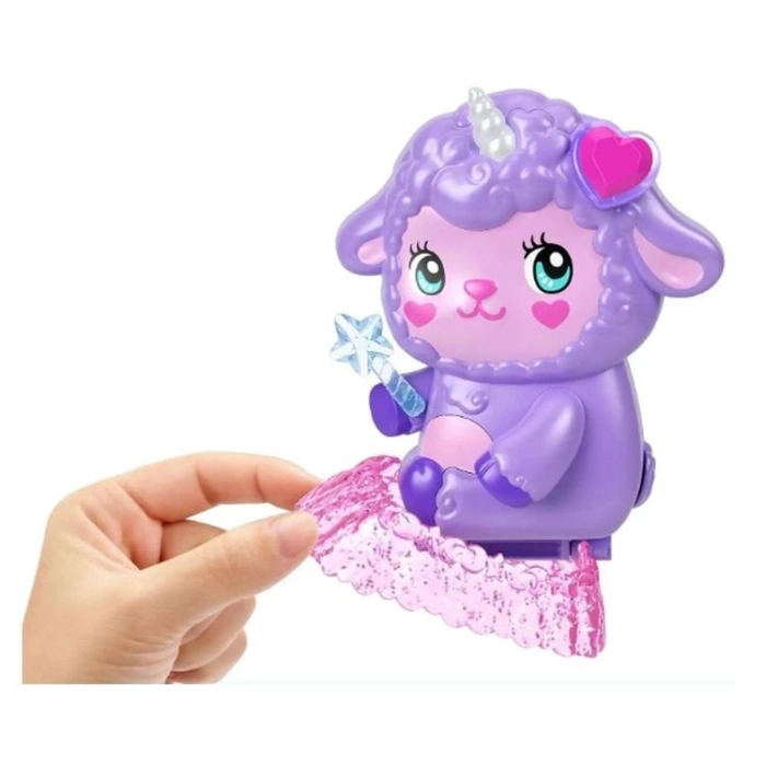 MATTEL JFG56/JCB15 POLLY POCKET MACERALARI MİNİ MİKRO OYUN SETİ TEK BOYNUZLU KUZU 4+