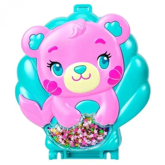 MATTEL JFG56/JCB16 POLLY POCKET MACERALARI MİNİ MİKRO OYUN SETİ SEVİMLİ AYI 4+