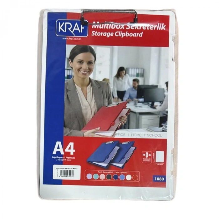 KRAF 1080 MULTIBOX SEKRETERLİK SAKLAMA BÖLMELİ A4  - BEYAZ