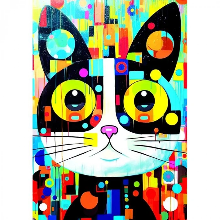 KS GAMES 19262 ABSTRACT CAT 34x48cm YAPBOZ/PUZZLE 300 PARÇA