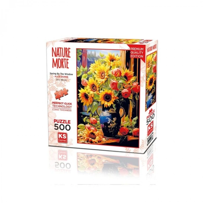 KS GAMES 20087 SPRING BY THE WINDOW 34x48cm YAPBOZ/PUZZLE 500 PARÇA