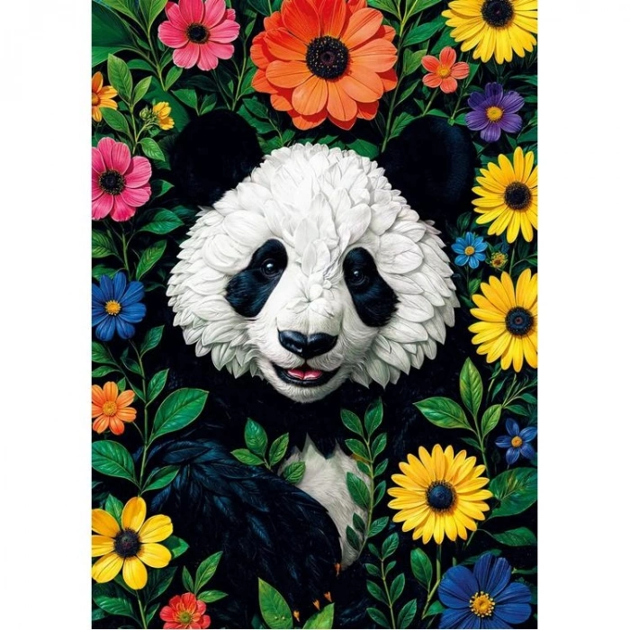 KS GAMES 20088 BLOSSOMING PANDA 34x48cm YAPBOZ/PUZZLE 500 PARÇA