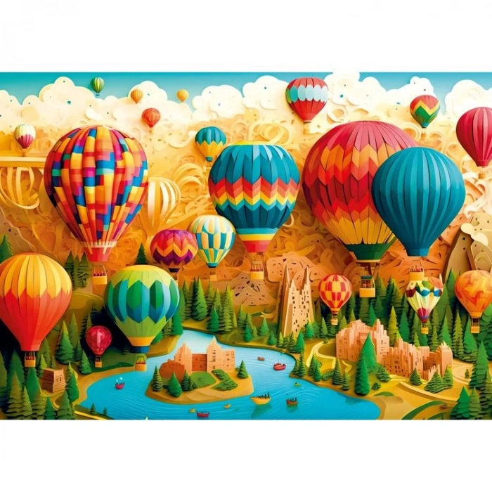 KS GAMES 20086 HOT AIR BALLOON FESTIVAL 34x48cm YAPBOZ/PUZZLE 500 PARÇA