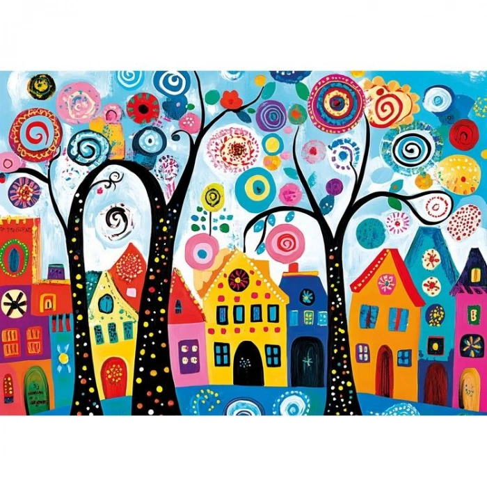 KS GAMES 20085 CANDY TREE TOWN 34x48cm YAPBOZ/PUZZLE 500 PARÇA