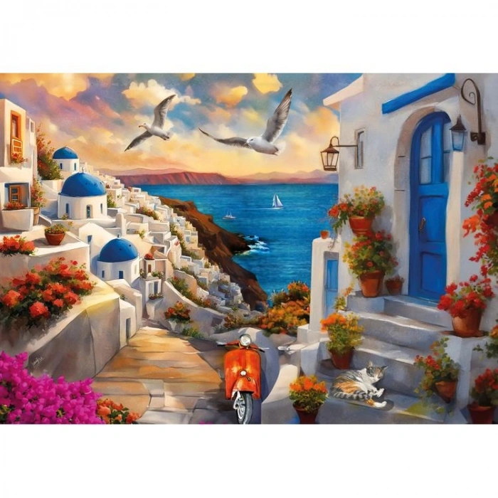 KS GAMES 20074 SANTORINI 34x48cm YAPBOZ/PUZZLE 500 PARÇA