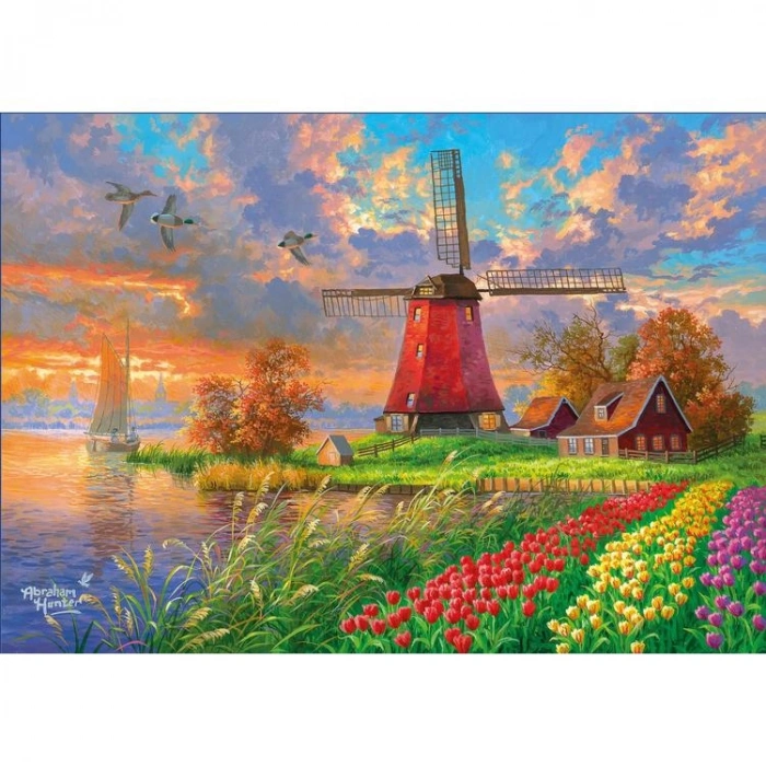 KS GAMES 20787 TULIP FARM 68x48cm YAPBOZ/PUZZLE 1000 PARÇA