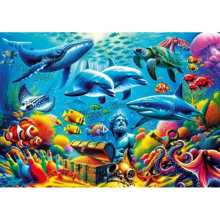 KS GAMES 20825 TREASURE UNDER THE SEA 68x48cm YAPBOZ/PUZZLE 1000 PARÇA