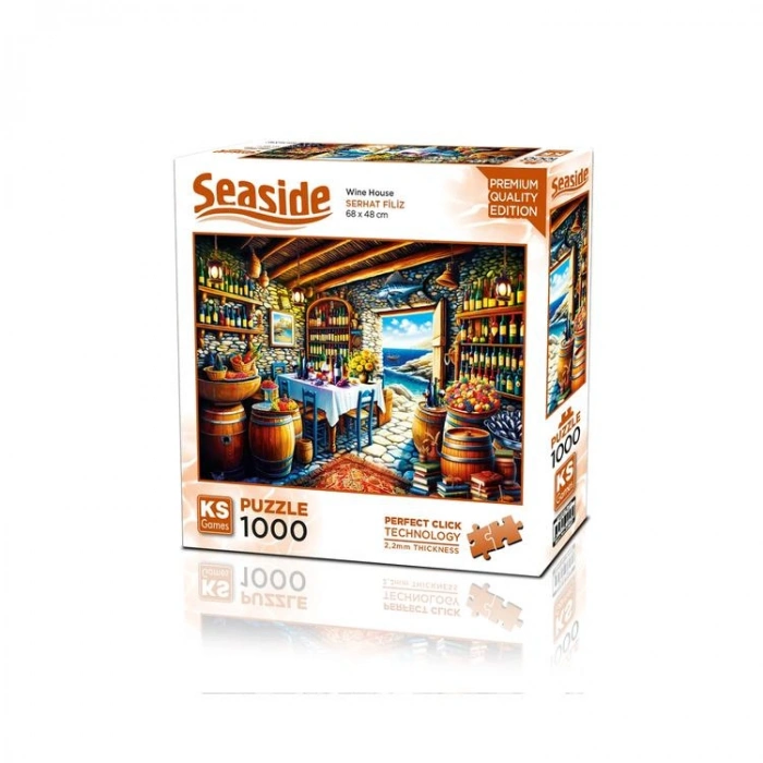 KS GAMES 20827 WINE HOUSE 68x48cm YAPBOZ/PUZZLE 1000 PARÇA