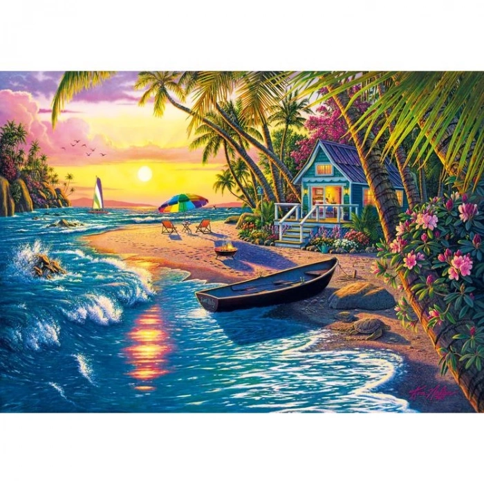 KS GAMES 20798 SUNSET BEACH 68x48cm YAPBOZ/PUZZLE 1000 PARÇA