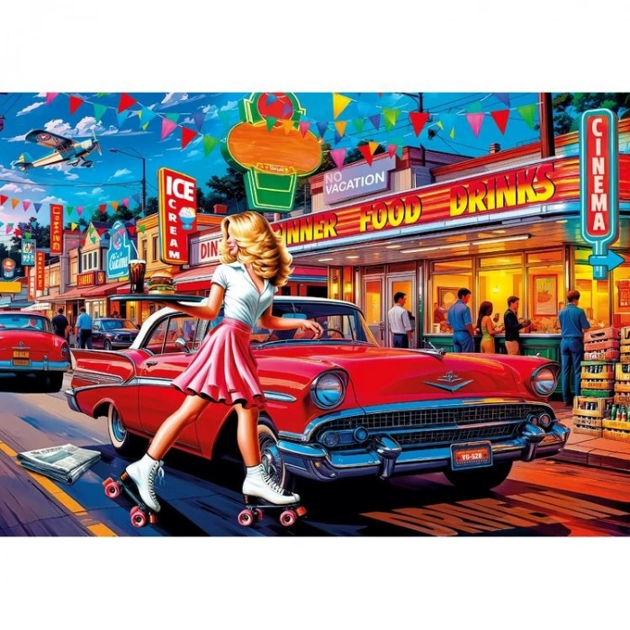 KS GAMES 20838 A SPARKING AMERICAN DREAM 68x48cm YAPBOZ/PUZZLE 1000 PARÇA