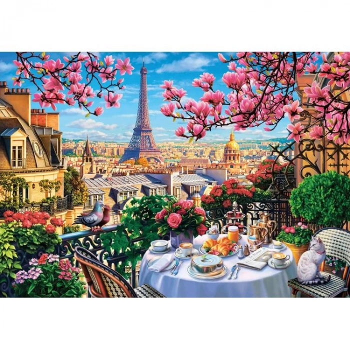 KS GAMES 20792 BREAKFAST İN PARİS 68x48cm YAPBOZ/PUZZLE 1000 PARÇA