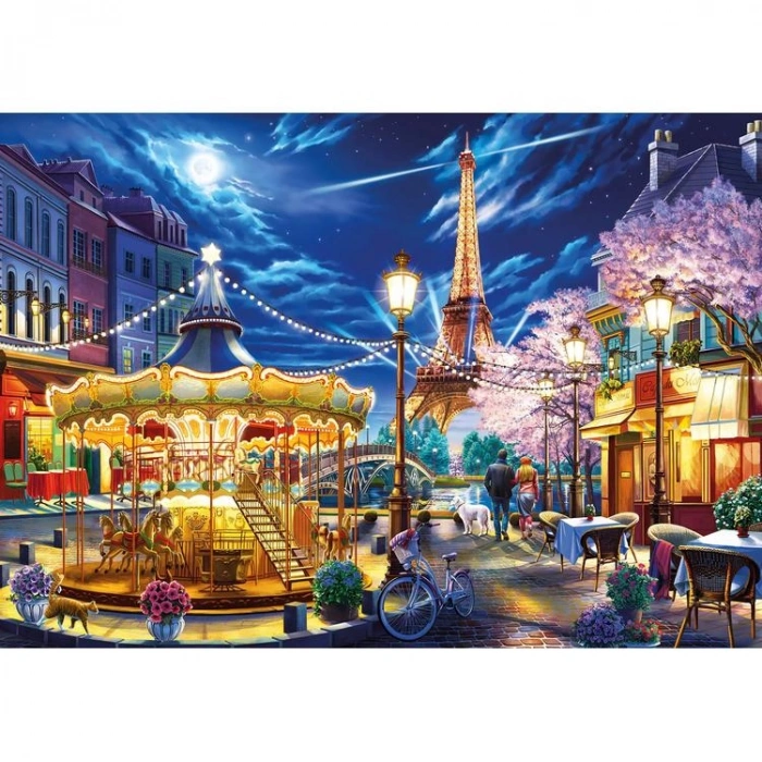 KS GAMES 20795 NIGHT LIGHTS OF PARIS 68x48cm YAPBOZ/PUZZLE 1000 PARÇA