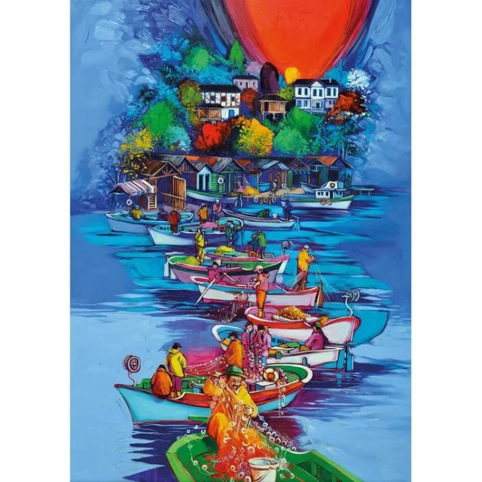 KS GAMES 20687 FISHERMEN SERIES 1 68x48cm YAPBOZ/PUZZLE 1000 PARÇA