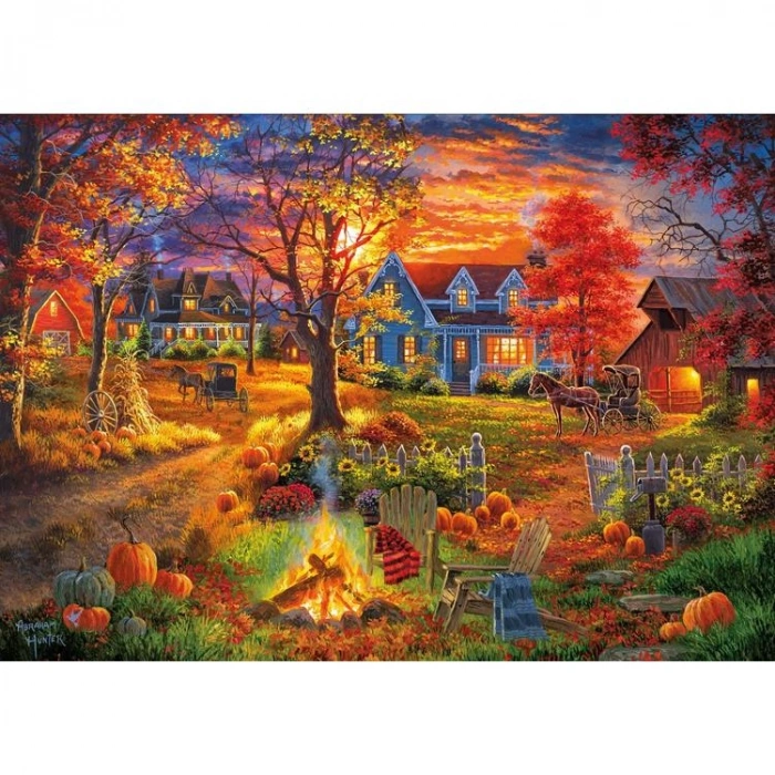 KS GAMES 20671 AUTUMN VILLAGE 68x48cm YAPBOZ/PUZZLE 1000 PARÇA
