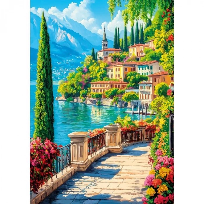 KS GAMES 20843 LAKE COMO 68x48cm YAPBOZ/PUZZLE 1000 PARÇA