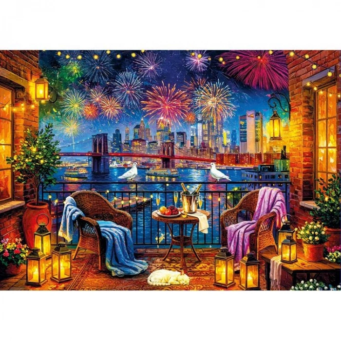 KS GAMES 20837 A FESTIVAL IN BROOKLYN 68x48cm YAPBOZ/PUZZLE 1000 PARÇA