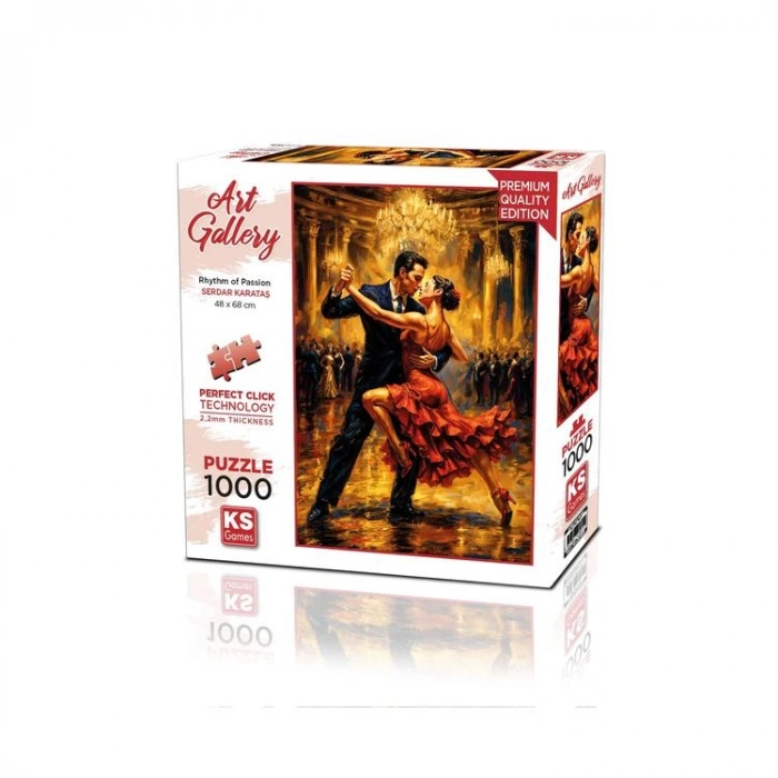 KS GAMES 20855 RHYTHM OF PASSION 68x48cm YAPBOZ/PUZZLE 1000 PARÇA