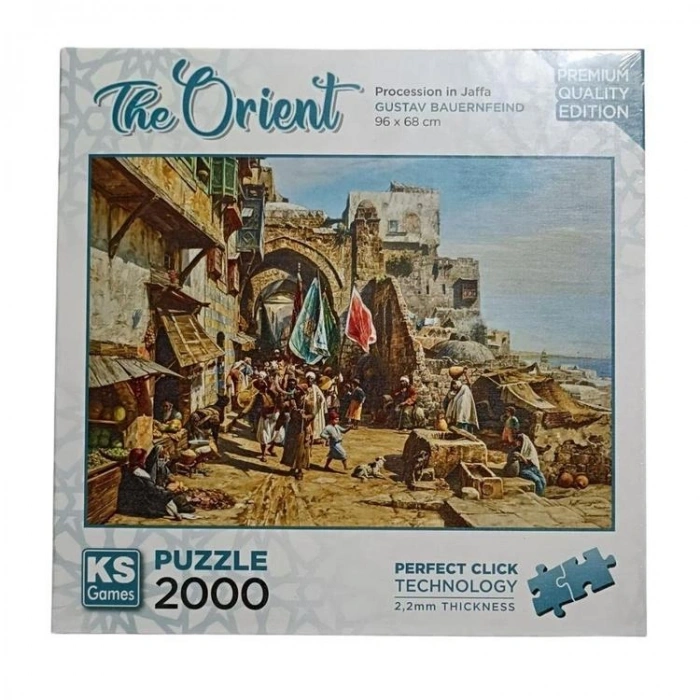 KS GAMES 22530 PROCESSION IN JAFFA 96x68cm YAPBOZ/PUZZLE 2000 PARÇA