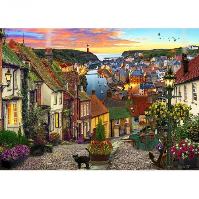 KS GAMES 22525 HARBOUR VILLAGE 96x68cm YAPBOZ/PUZZLE 2000 PARÇA
