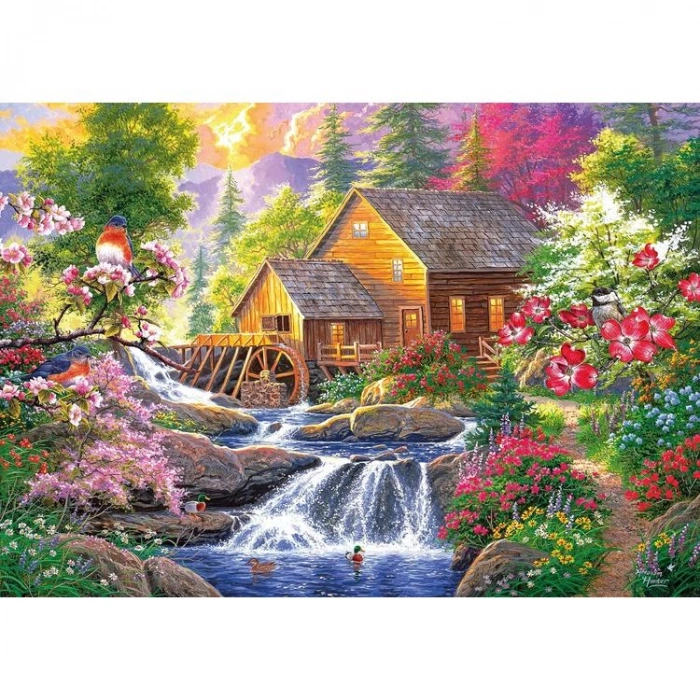 KS GAMES 22027 SONGBIRDS AT SUMMERTIME MILL 85x60cm YAPBOZ/PUZZLE 1500 PARÇA