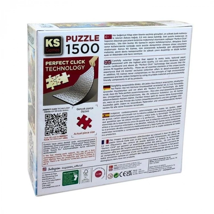 KS GAMES 22040 LIGHTHOUSE & SAILING 85x60cm YAPBOZ/PUZZLE 1500 PARÇA