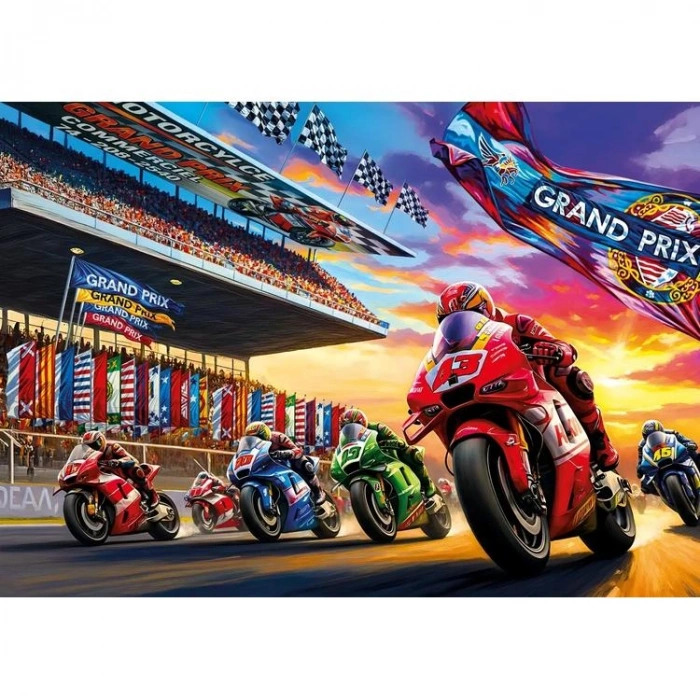 KS GAMES 31753 MOTOR RACING 34x48cm YAPBOZ/PUZZLE 50 PARÇA