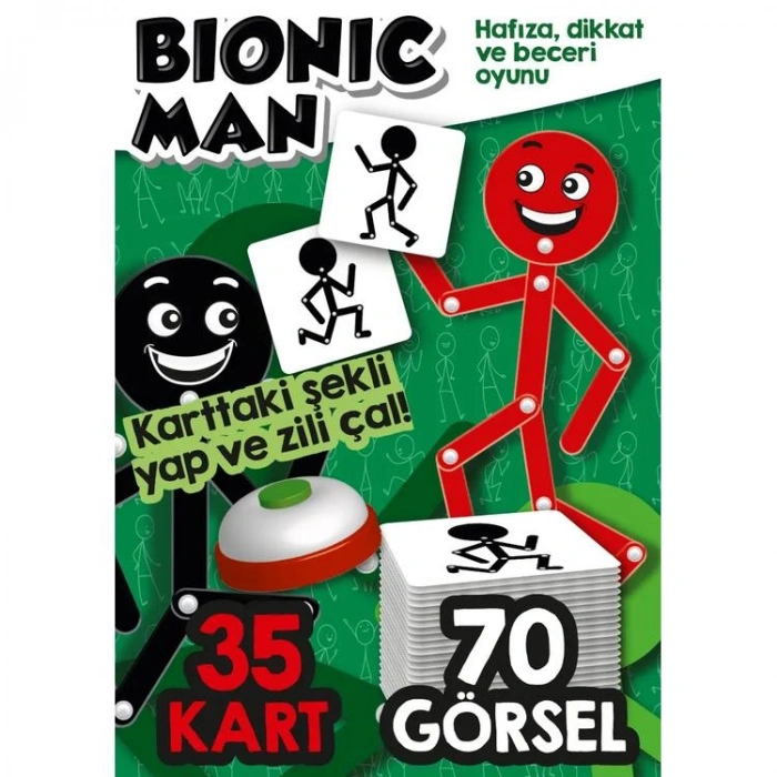 KS GAME 25132 BIONIC MAN TR-ENG KUTU OYUNU