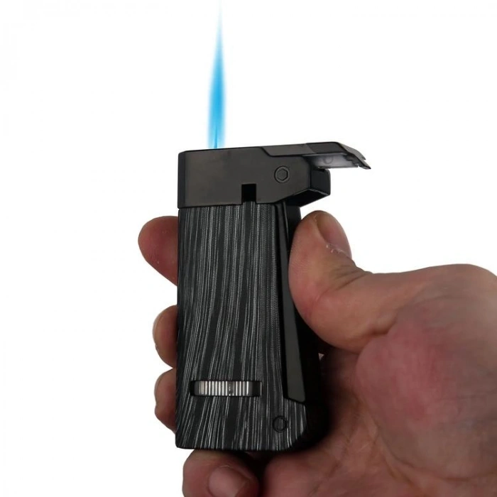 QUANTORO MGM04-20  DELİCİLİ TEK TORCH – JET ALEV ÇAKMAK – SİYAH