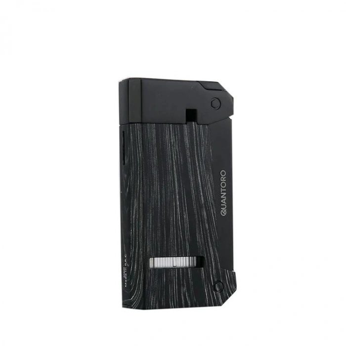 QUANTORO MGM04-20  DELİCİLİ TEK TORCH – JET ALEV ÇAKMAK – SİYAH AHŞAP