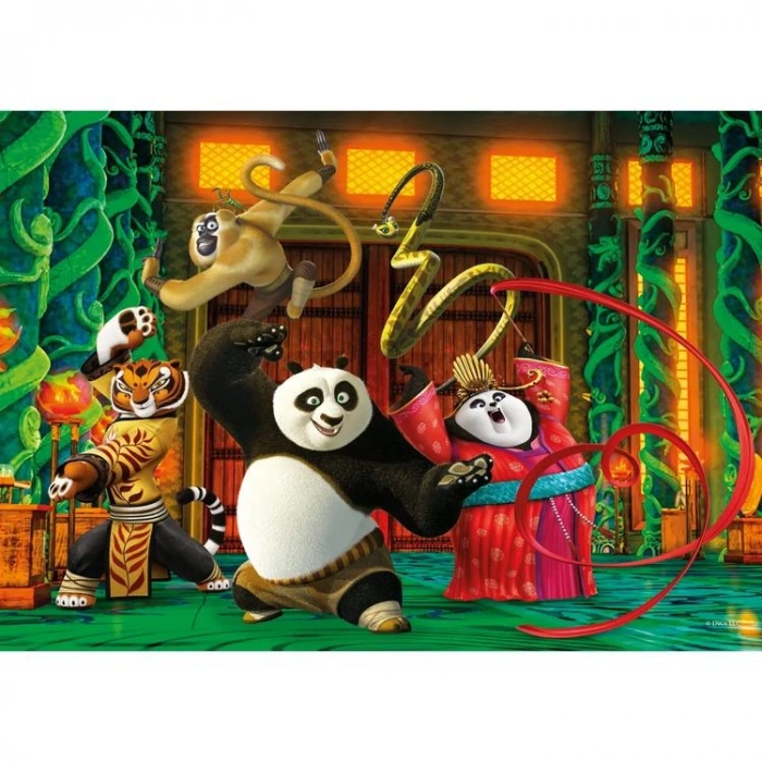 KS GAMES KP709 KUNG FU PANDA 34x48cm YAPBOZ/PUZZLE 50 PARÇA