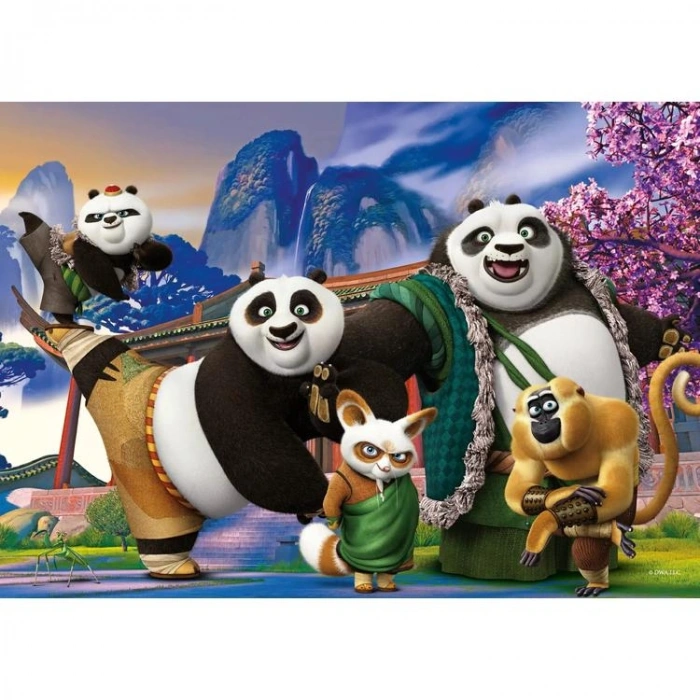 KS GAMES KP714 KUNG FU PANDA 34x48cm YAPBOZ/PUZZLE 100 PARÇA