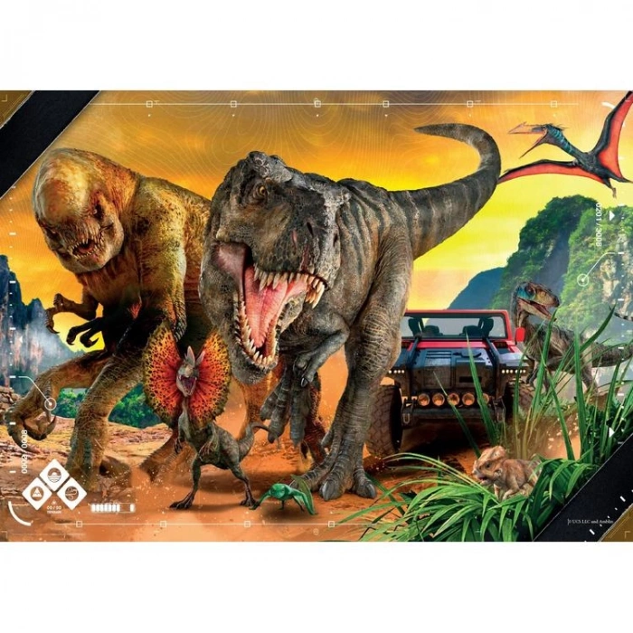 KS GAMES JW113 JURRASIC WORLD REBIRTH 34x48cm YAPBOZ/PUZZLE 200 PARÇA