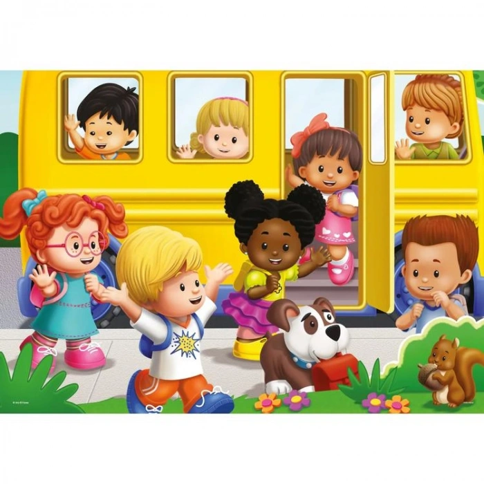 KS GAMES LP714 FISHER PRICE LITTLE PEOPLE 34x48cm YAPBOZ/PUZZLE 100 PARÇA