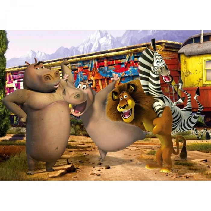 KS GAMES  MG709 MADAGASCAR 34x48cm YAPBOZ/PUZZLE 50 PARÇA