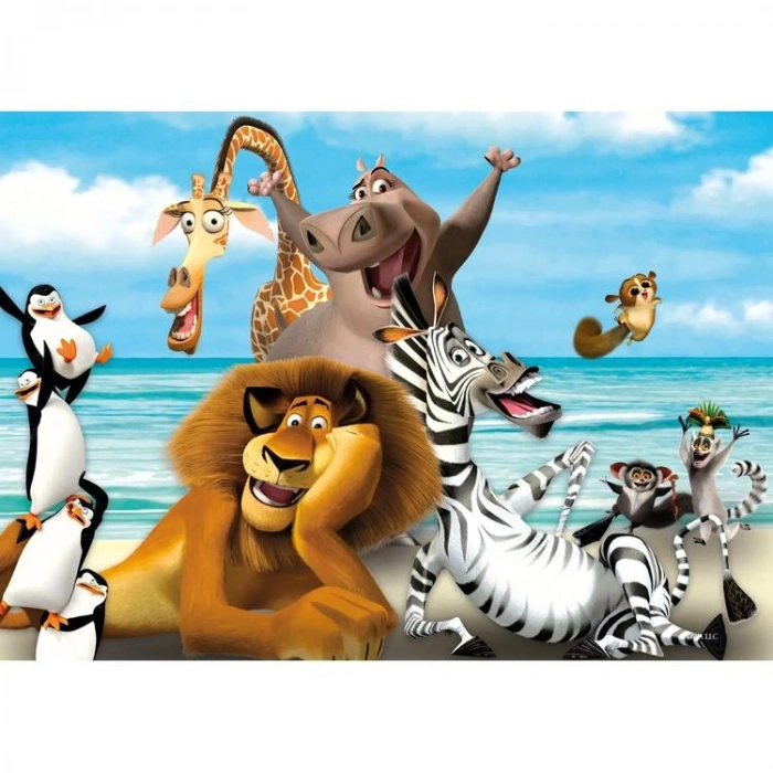 KS GAMES  MG113 MADAGASCAR 34x48cm YAPBOZ/PUZZLE 200 PARÇA