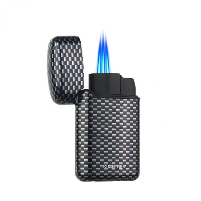 QUANTORO MGM05-30  DELİCİLİ ÜÇ TORCH – JET ALEV ÇAKMAK –  SİYAH