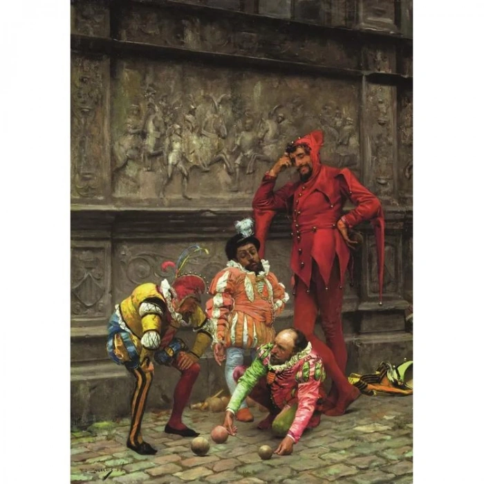 KS GAMES 20662 JESTERS PLAYING COCHONNET 68x48cm YAPBOZ/PUZZLE 1000 PARÇA