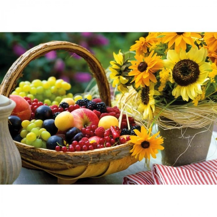 KS GAMES 20775 FRUIT AND SUNFLOWER 68x48cm YAPBOZ/PUZZLE 1000 PARÇA