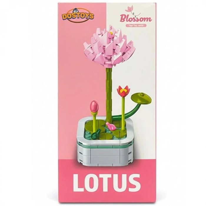 DOSTOYS 103-A5 BLOSSOM ÇİÇEK BLOK OYUNCAK LOTUS DÜĞÜN ÇİÇEĞİ