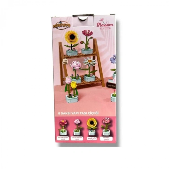 DOSTOYS 103-A5 BLOSSOM ÇİÇEK BLOK OYUNCAK LOTUS DÜĞÜN ÇİÇEĞİ