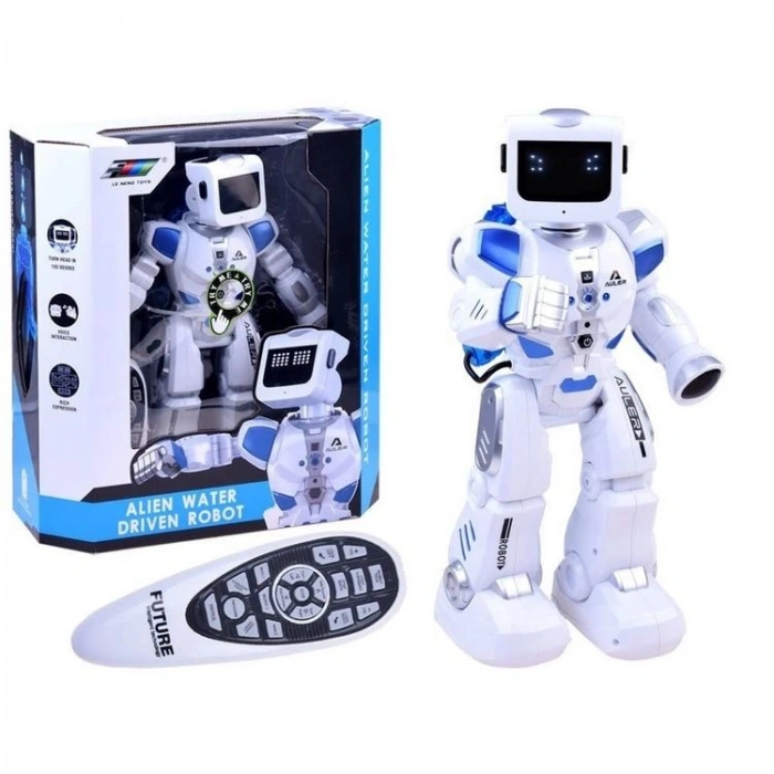 CANEM K3 UZAKTAN KUMANDALI ÇOK FONKSİYONLU SESLİ BÜYÜK 38 CM ALIEN WATER DRIVEN ROBOT