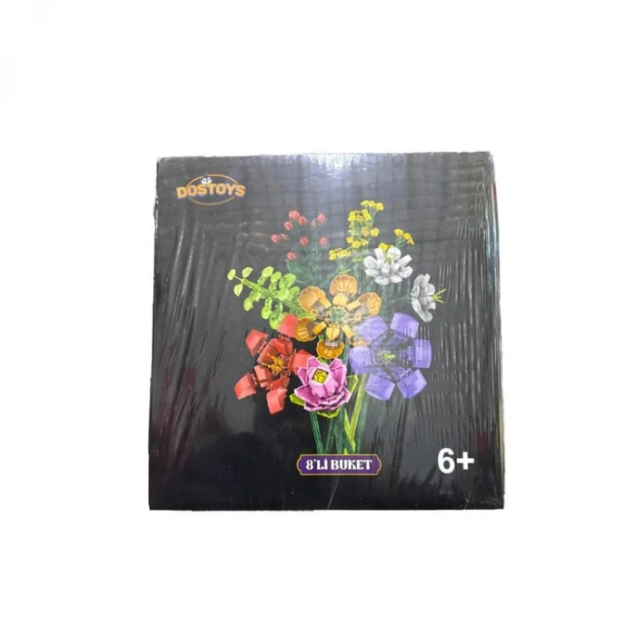 DOSTOYS 087A BLOK OYUNCAK 8Lİ BUKET  6+