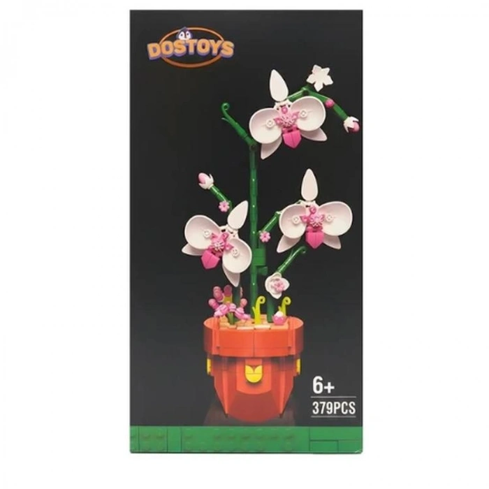 DOSTOYS 116-10 BOTANİK KOLEKSİYONU BLOK OYUNCAK KELEBEK ORKİDE 379 PARÇA 6+
