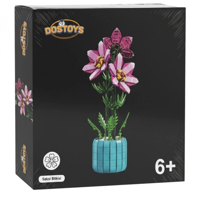 DOSTOYS 101-8 BLOK OYUNCAK SAKSI BİTKİSİ AÇELYA  6+