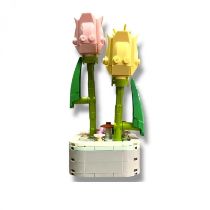 DOSTOYS 103-A8 BLOSSOM ÇİÇEK BLOK OYUNCAK LALE ZAMBAK